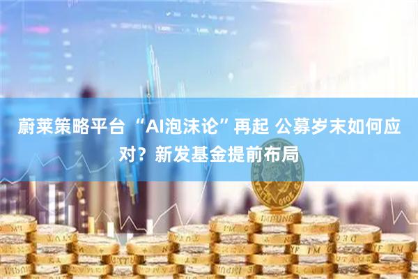 蔚莱策略平台 “AI泡沫论”再起 公募岁末如何应对？新发基金提前布局