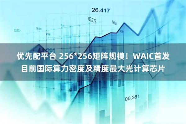 优先配平台 256*256矩阵规模！WAIC首发目前国际算力密度及精度最大光计算芯片